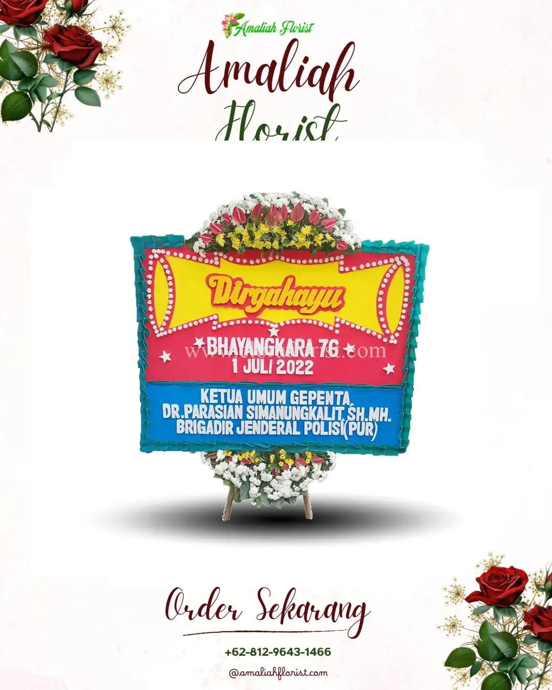 Papan Bunga HUT Ulang Tahun Yugungwi